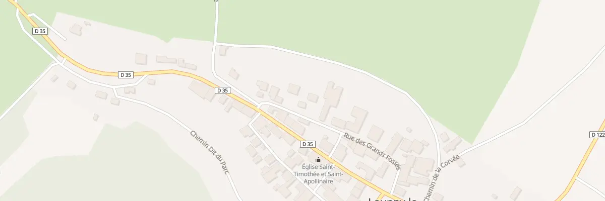 Plan du 20 Rue des Grands Fosses à Louppy-le-Château