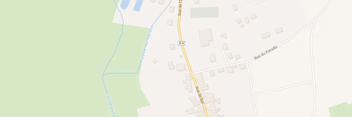 Plan du 9001 Rue de Bar à Cousances-les-Forges