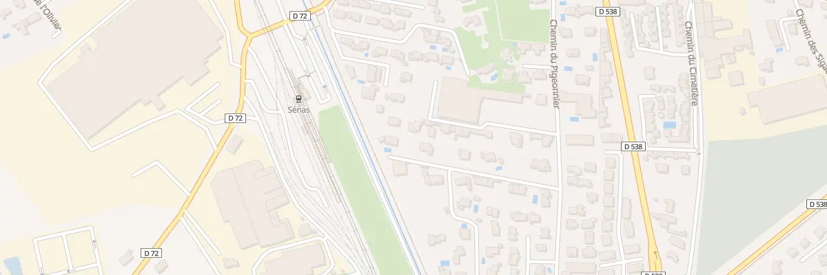 Plan du 130 Che du Pigeonnier à Sénas