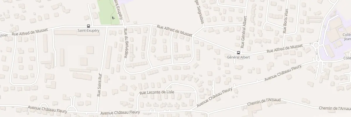 Plan du 15 Rue du Belvedere à Romans-sur-Isère