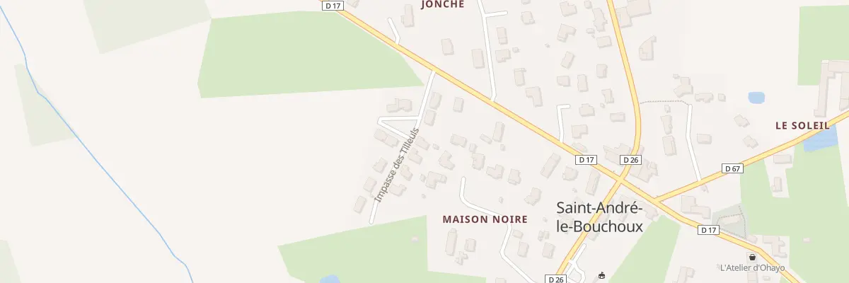 Plan du 11 Lot Les Tilleuls à Saint-André-le-Bouchoux