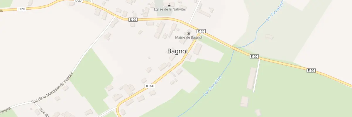Plan du 4 Rue de Montmain à Bagnot
