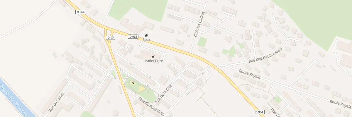 Plan du 35 Che Dep 964 à Mouzon