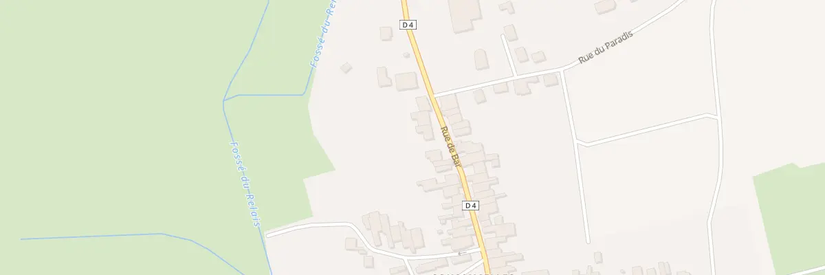 Plan du 23 Rue de Bar à Cousances-les-Forges