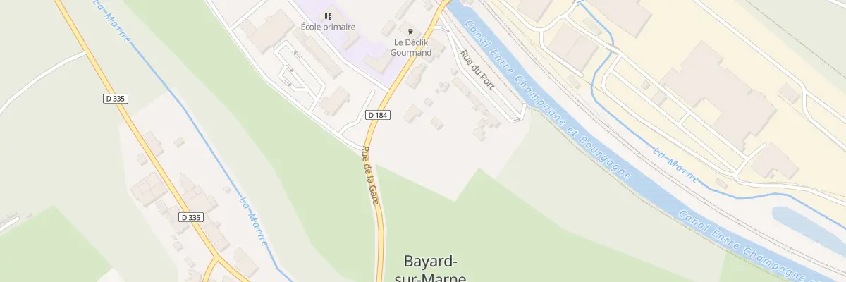 Plan du 14 Rue de la Gare à Bayard-sur-Marne
