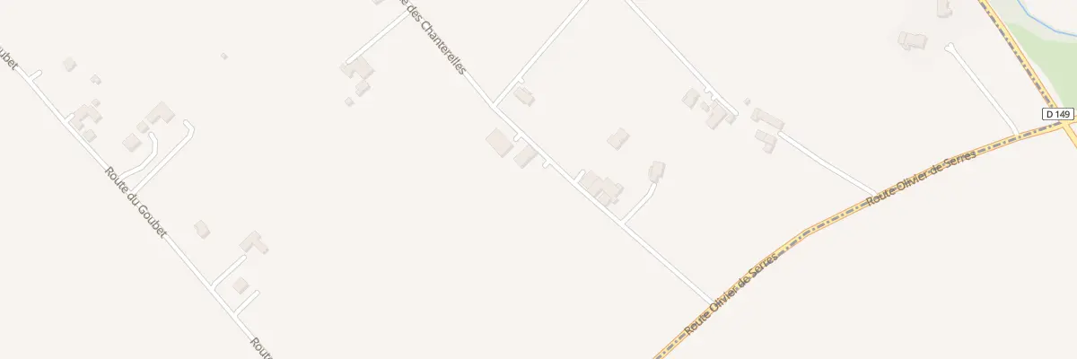 Plan du 750 Rte des Chanterelles à Bourg-de-Péage