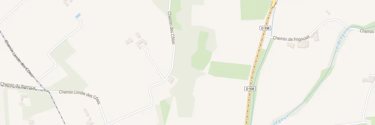Plan du 5045 Che des Côtes à Saint-Hippolyte-le-Graveyron