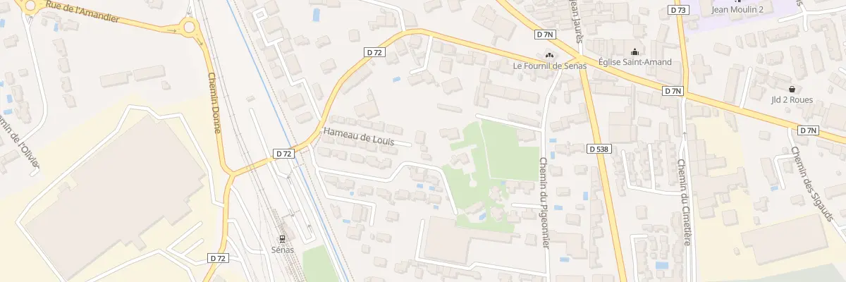 Plan du 9411 Av Baptiste Dubois à Sénas