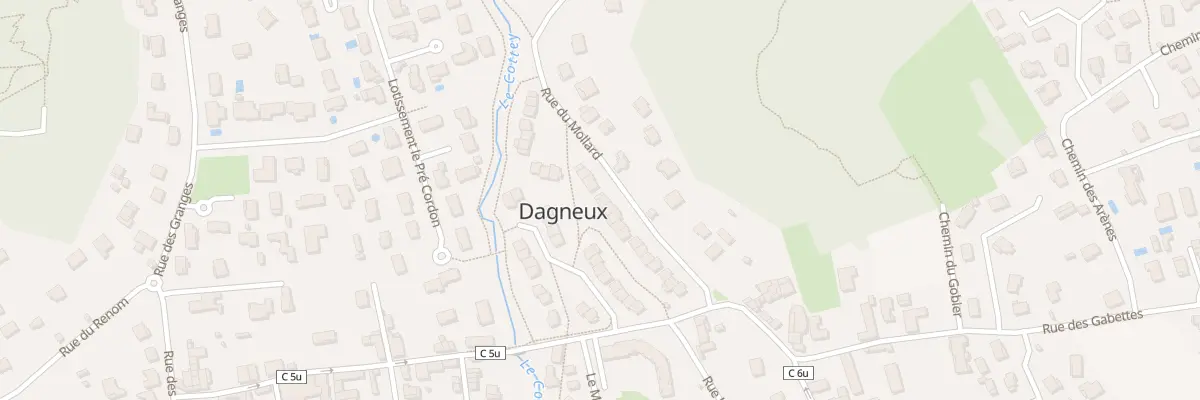 Plan du 441 Rue du Mollard à Dagneux