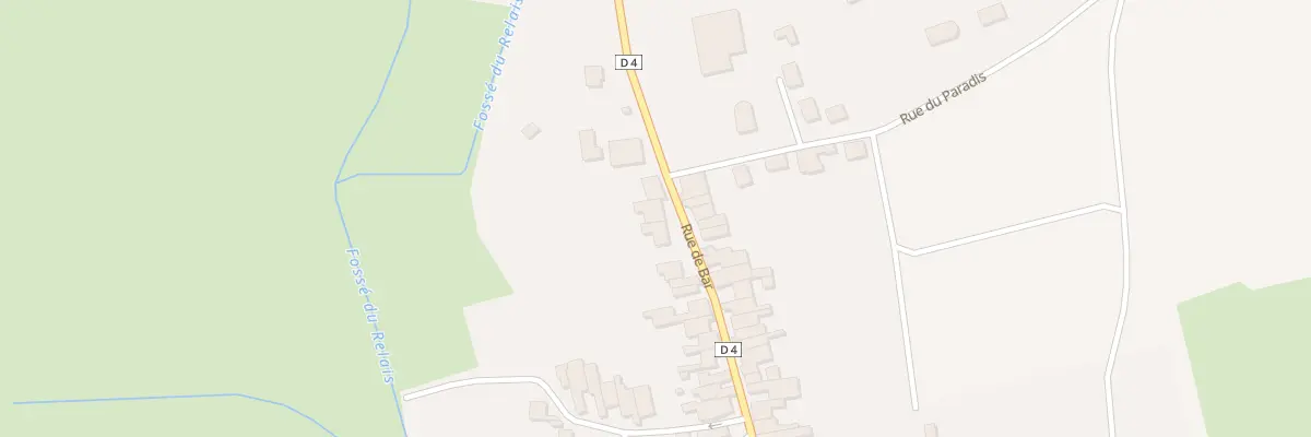 Plan du 25 Rue de Bar à Cousances-les-Forges