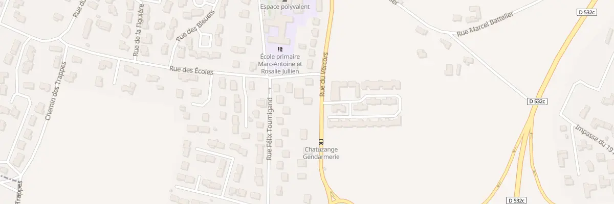 Plan du 34 Rue du Vercors à Chatuzange-le-Goubet