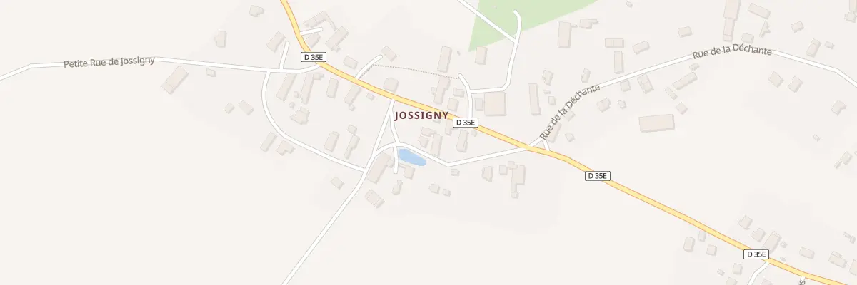 Plan du 13 Ptr Petite Rue de Jossigny à Labergement-lès-Seurre