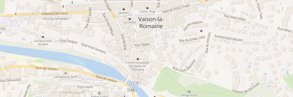 Plan du 13 Rue Camille Pelletan à Vaison-la-Romaine