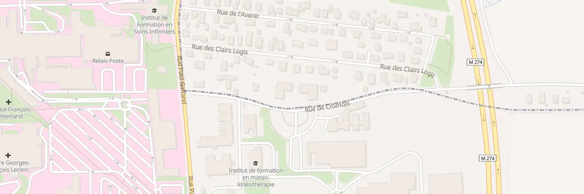 Plan du 9 Rue de Cromois à Saint-Apollinaire