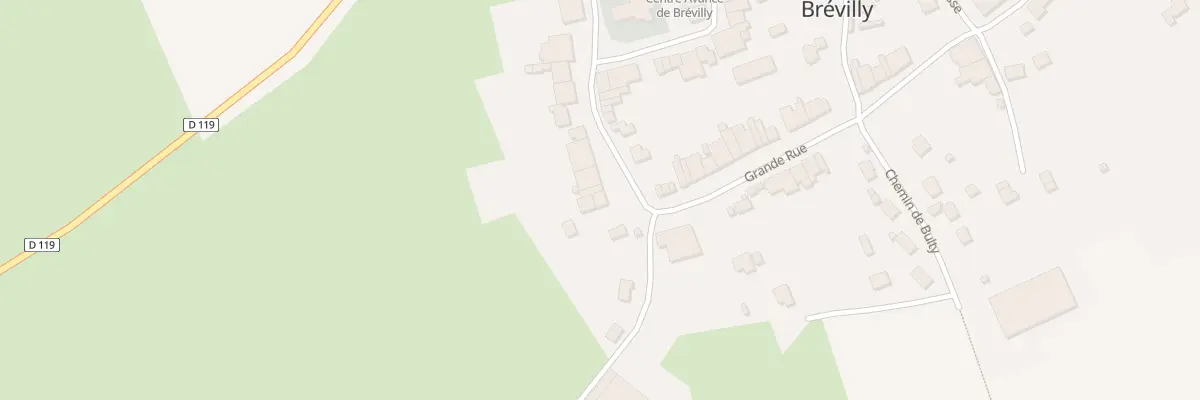 Plan du 21 Rue du Presbytere à Brévilly