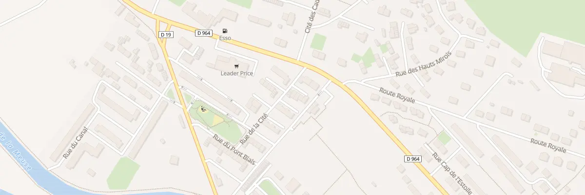 Plan du 22 Rue de la Cité à Mouzon