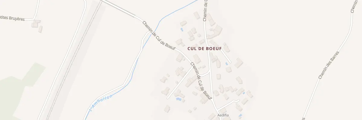Plan du 527 Chem de Cul de Boeuf à Savas-Mépin