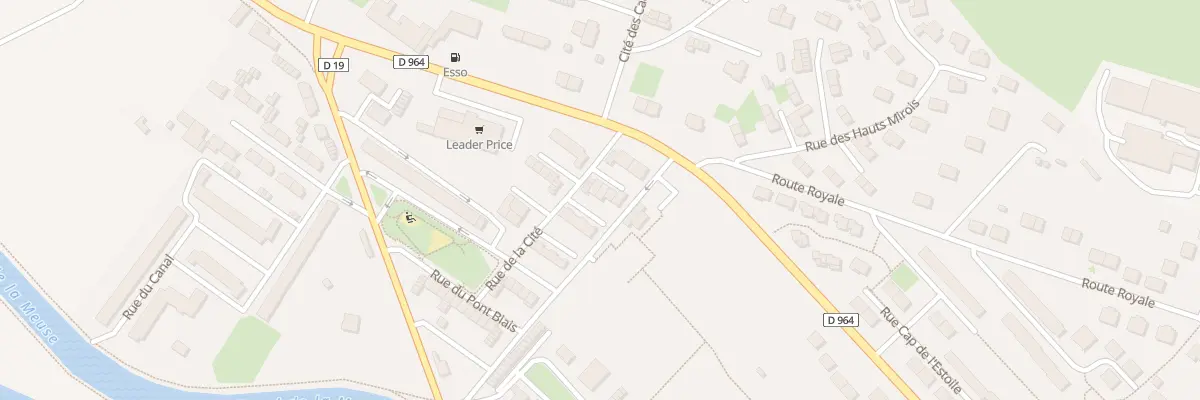 Plan du 24 Rue de la Cité à Mouzon