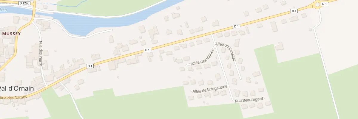 Plan du 4 All des Vignes à Val-d’Ornain