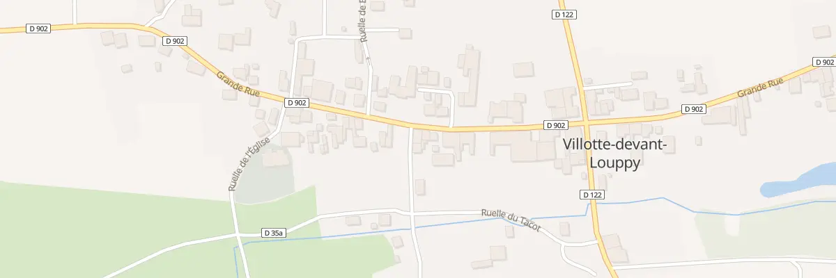 Plan du 36 Gr Grande Rue à Villotte-devant-Louppy