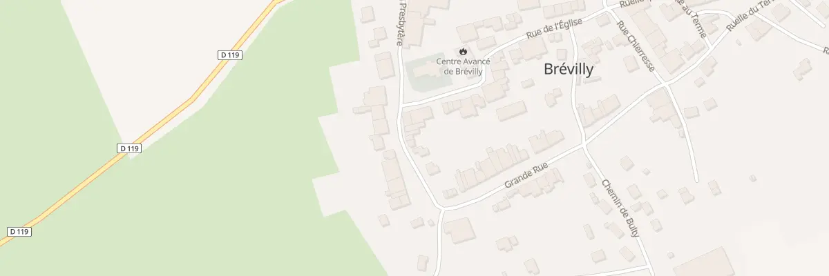 Plan du 6 Rue du Presbytere à Brévilly