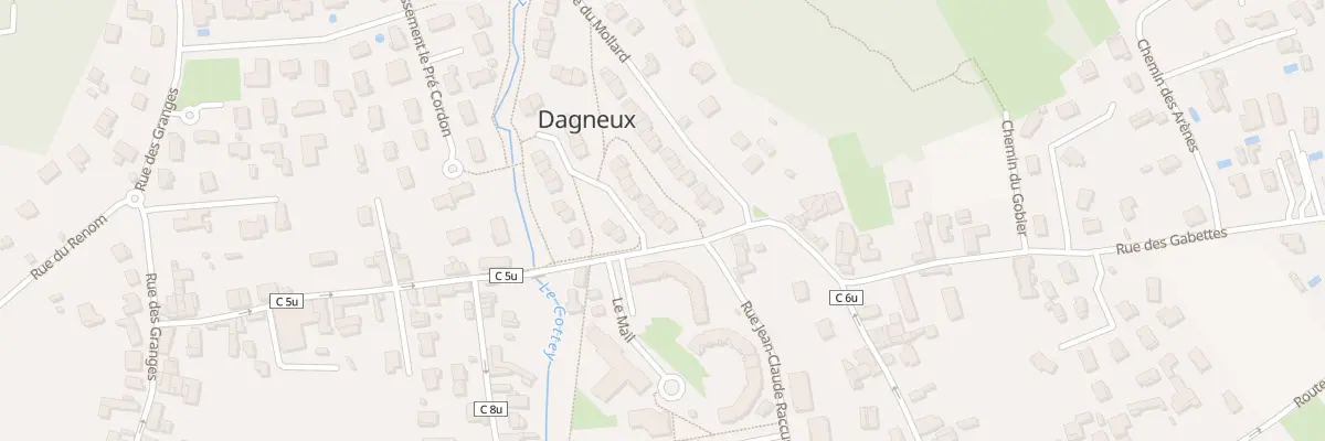 Plan du 24 All des Bruyeres à Dagneux