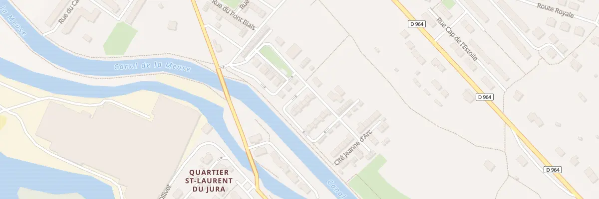 Plan du 14 Les Cites Sommer à Mouzon