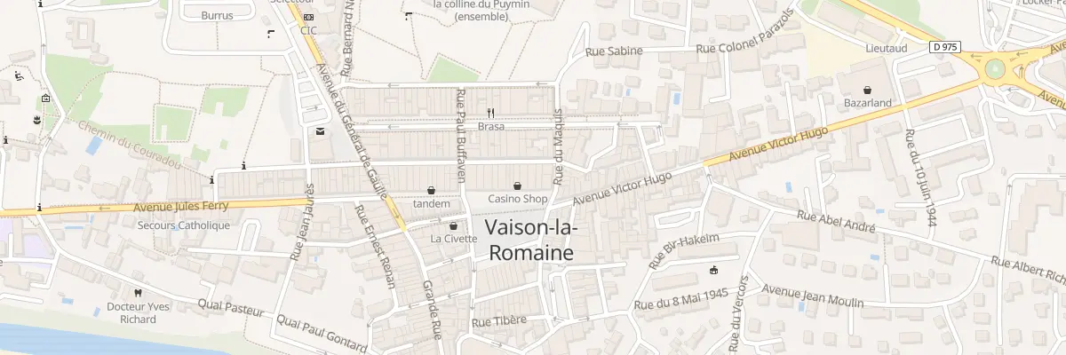 Plan du 8278F Rue Trogue Pompée à Vaison-la-Romaine