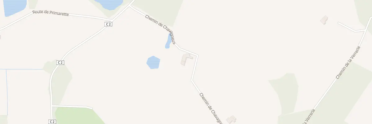 Plan du 589 Che de Chavagnieux à Pisieu