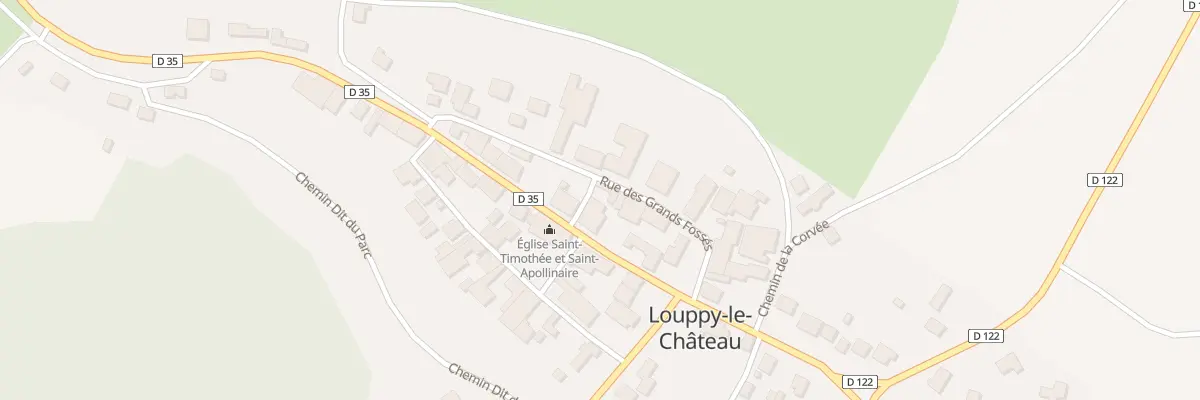 Plan du 1 Rue de l’Hopital à Louppy-le-Château