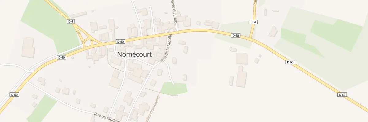 Plan du 3 Rue de la Moufle à Nomécourt