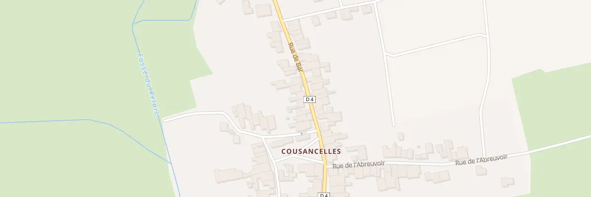 Plan du 9 Rue de Bar à Cousances-les-Forges