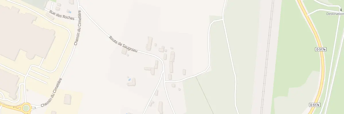 Plan du 17 Rte de Saugnieu à Pusignan