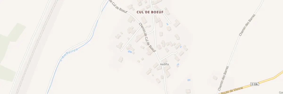 Plan du 417A Chem de Cul de Boeuf à Beauvoir-de-Marc