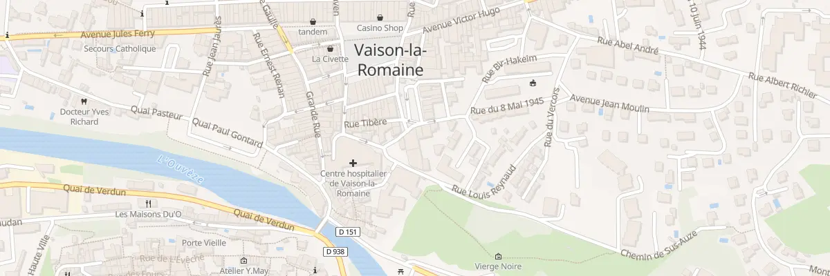 Plan du 7962F Res des Deux Places à Vaison-la-Romaine