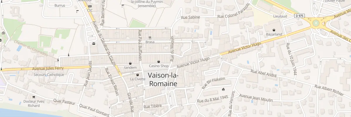 Plan du 6 Rue du Maquis à Vaison-la-Romaine