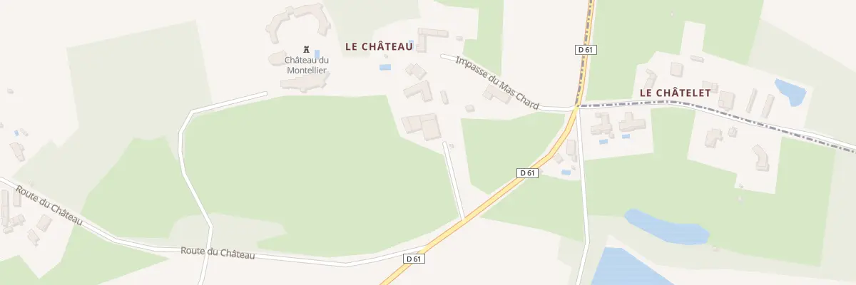 Plan du 1411 Rte de Joyeux au Montellier