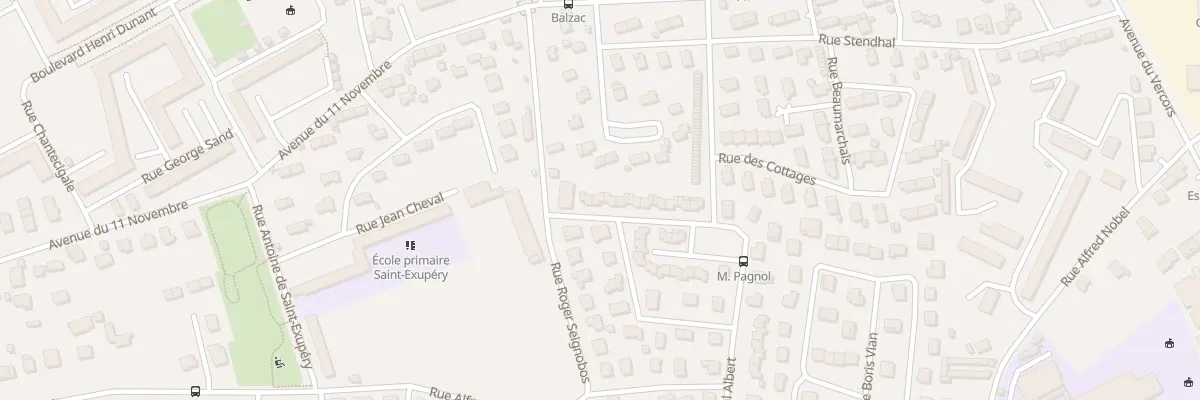 Plan du 17 Rue Marcel Pagnol à Romans-sur-Isère