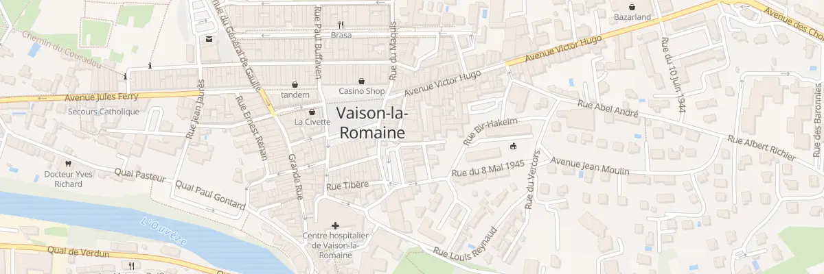 Plan du 1 Rue des Freres Lumieres à Vaison-la-Romaine