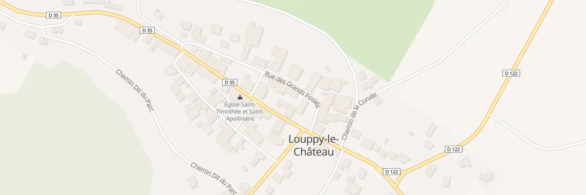 Plan du 3 Rue des Grands Fosses à Louppy-le-Château