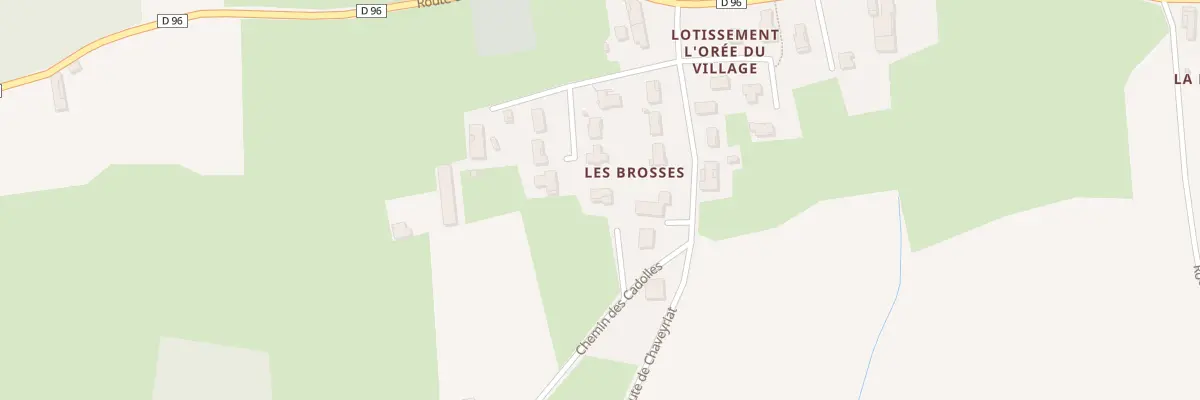 Plan du 64 Che des Cadolles à Vandeins