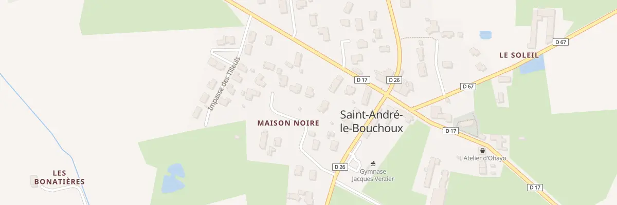 Plan du 116 Imp des Frenes à Saint-André-le-Bouchoux