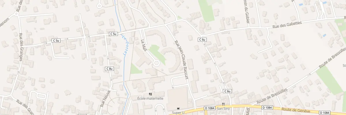 Plan du 177 Rue Jean Claude Raccurt à Dagneux