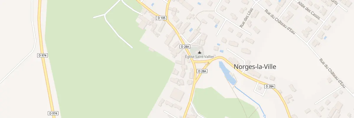 Plan du 3 Rte de Langres à Norges-la-Ville