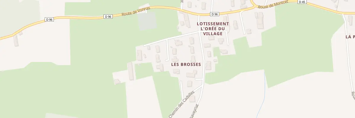 Plan du 49 Imp Bellevue à Vandeins