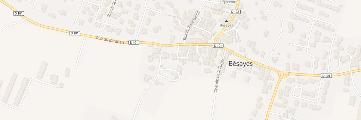 Plan du 7 Rue des Bonnettes à Bésayes