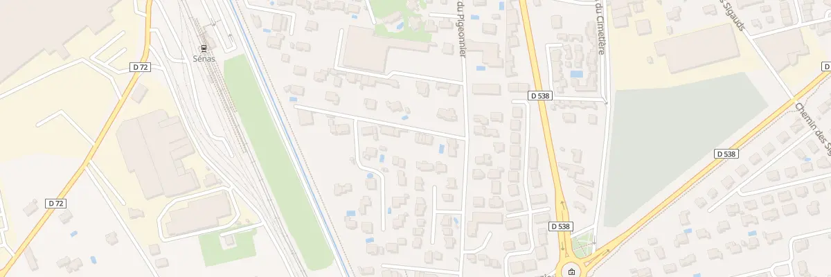 Plan du 5001 Rue du Moulin à Sénas