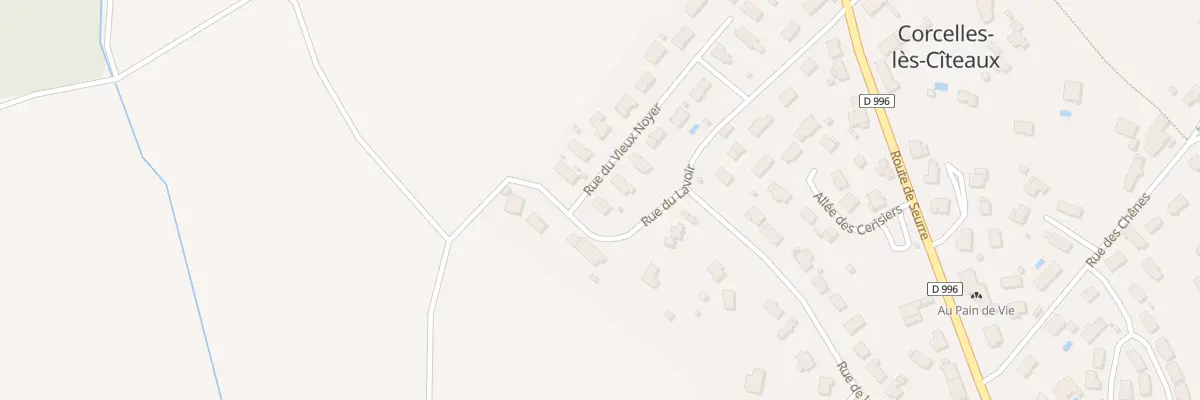 Plan du 11 Rue du Vieux Noyer à Corcelles-lès-Cîteaux