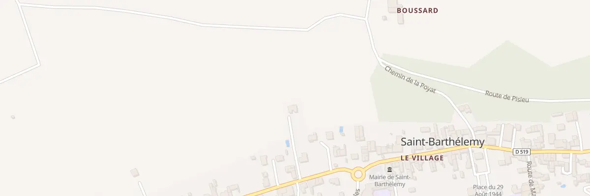 Plan du 356 Rte de Beaurepaire à Saint-Barthélemy