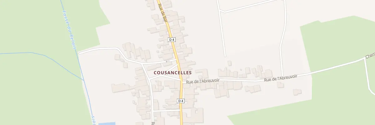 Plan du 6 Rue de Bar à Cousances-les-Forges